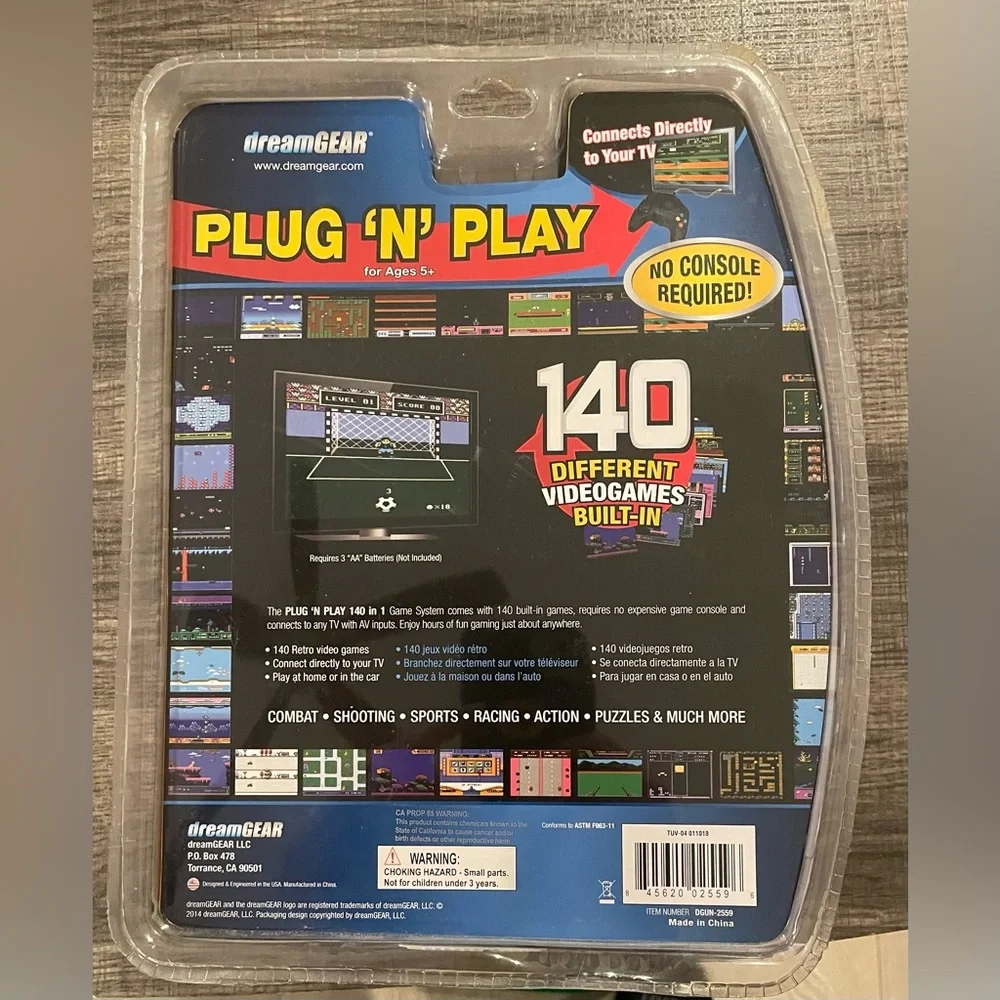 Dreamgear Plug ‘N’ Play Game - Picture 2 of 4